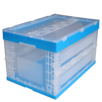 NEXARA Caisse en plastique pliable de haute qualité avec support personnalisé Bonne endurance et lavable pour le stockage
