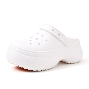 White Women's Clogs Thick Sole <b>EVA</b> Non Slip Breathable Closed Toe Summer Sandals Size 35 40 - Product Image 5