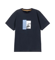 Camiseta Casual para Hombre 2026 con Pedrería, Ventilada, de Algodón Puro, Talla Grande, Estilo Retro, Exquisita y Transpirable