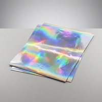 Autocollant de matériau imprimable graphique à jet d'encre éco-solvant Laser arc-en-ciel vinyle d'impression holographique auto-adhésif