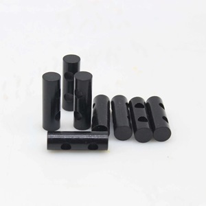 Allume-feu en alliage de magnésium à double trou, noir, pour survie en extérieur, mini outil de démarrage de feu pour camping, randonnée, usage d'urgence - Product Image 3