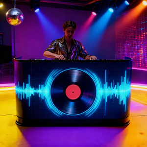 Đầy màu sắc LED <span class=keywords><strong>DJ</strong></span> Booth LED hiển thị cho lễ hội âm nhạc tùy chỉnh hình <span class=keywords><strong>DJ</strong></span> Booth bảng LED màn hình hiển thị cho buổi hòa nhạc tổ chức sự kiện - Product Image 1