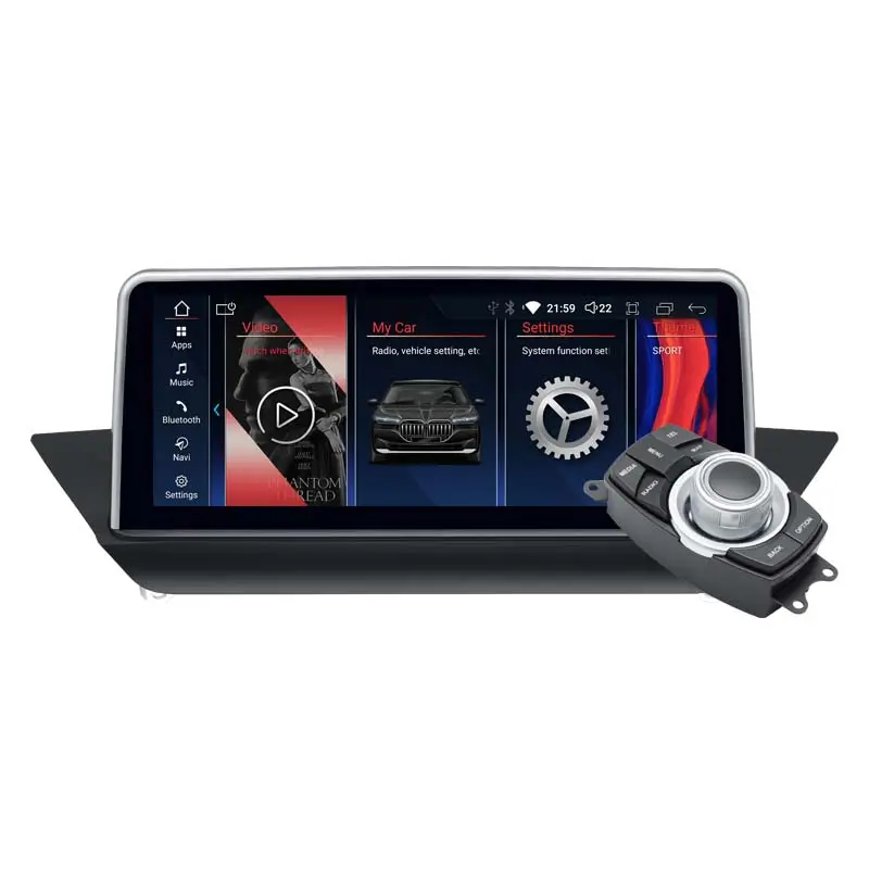 64/128G X1 E84 DVD Mobil Stereo Audio Player GPS Navigasi Multimedia Android 12 untuk BMW X1 E84 2009 ~ 2015 Mobil PC 10.25''