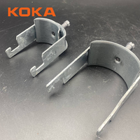 Collier de serrage pour câble en acier au carbone, monobloc, unistrut, métallique
