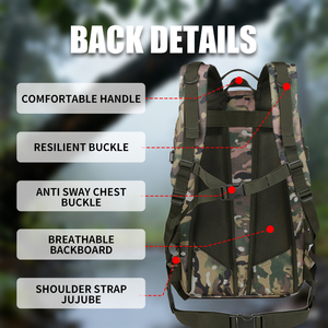 Modieuze Duurzame Slijtvaste Multifunctionele Meervoudige Zak Lichtgewicht Ademende Unisex Tactische Rugzak Van Hoge Kwaliteit - Product Image 2