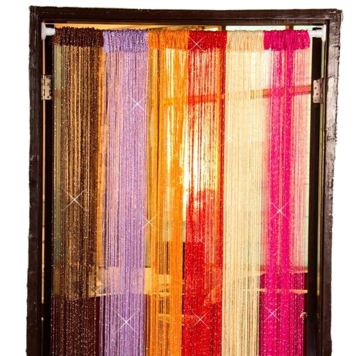 Блестящие шторы с кисточками, блестящие серебряные шнурки, занавески для окна, двери, разделители, прозрачные шторы, балдахины, украшение для дома x м