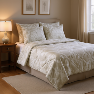 Juego de Edredón Comforts, Tamaño Super King, Algodón Chenille, Diseño Floral Acolchado, para Uso Doméstico - Product Image 2