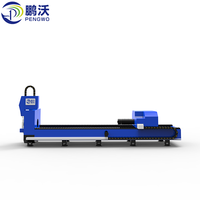 Máquina de Corte Láser de Tubos Pengwo T1660F-A de 1500W, Máquina de Corte Láser de Fibra CNC para Muebles y Marcos Metálicos