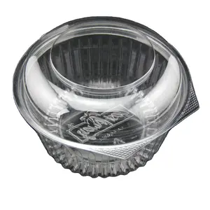Wegwerp Plastic Slakom Plastic Voedsel Taartdoos Plastic Verpakking Pet Aangepaste Clear Food Grade Cake Dome 50000 Pcs