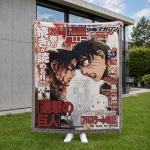 <span class=keywords><strong>Coperta</strong></span> Tessuta in Stile Jacquard Anime, Arazzo da Parete per Decorazione di Stanze e Divani - Product Image 1