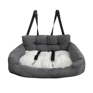 Tempat tidur anjing, dapat dilepas dan dicuci lembut kursi belakang tempat tidur penyimpanan tali hewan peliharaan mobil perjalanan tempat tidur - Product Image 3