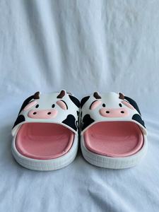 Sandales à enfiler pour femme La Gran H, imprimé vache, roses, antidérapantes, pour l'été - Product Image 5