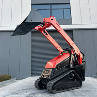 VOLNOS V1000 Macchina Cingolata Diesel con Elevata Capacità di Sollevamento per Costruzioni Agricole Mini Pala Gommata