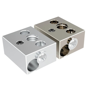 Bloc chauffant Sprite Extruder Pro Upgrade Ender 3 S1 Pro Bloc chauffant en cuivre plaqué avec chaussette en silicone pour Ender 3 S1/S1 Pro/S1 - Product Image 3