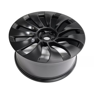 Jantes en alliage d'aluminium forgé sur mesure 21x9,5 pouces style <span class=keywords><strong>Uberturbine</strong></span> pour <span class=keywords><strong>Tesla</strong></span> Model Y 2020-2023, amélioration des roues avant - Product Image 3
