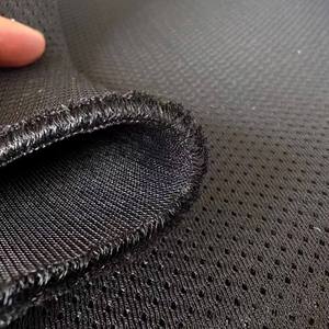 <span class=keywords><strong>Tissu</strong></span> en maille polyester sandwich à trois couches de couleur <span class=keywords><strong>noir</strong></span> doré, fabrication sur mesure, <span class=keywords><strong>tissu</strong></span> en maille 3D respirant - Product Image 4