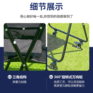 Carrito Plegable Portátil de Metal para Recoger Pelotas de Tenis/Pickleball, Carro de Almacenamiento de Gran Capacidad, Organizador Ligero para Jardín - Product Image 3