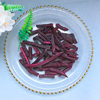 Snacks al Estilo Chino, Tiras de Camote Morado Fritas, Bajas en Grasa, de Primera Calidad, Diseño Personalizado