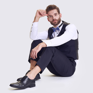 2024 Vintage hecho a mano de cuero genuino Brogues <span class=keywords><strong>Oxford</strong></span> zapatos para hombres estilo de negocios ligero resistente para Bodas de otoño - Product Image 6