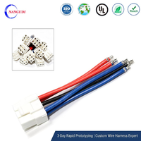 موصل موليكس 5557 مخصص 4.2 مم مع كابل سميك عالي التحمل لبطارية الليثيوم أيون وإضاءة LED عالية الطاقة