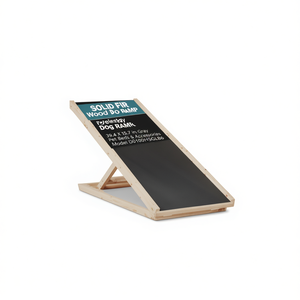 Rampe pour chien Pyelestay 39,4 x 15,7 pouces en bois de sapin massif gris, accessoires pour animaux de compagnie - Product Image 1