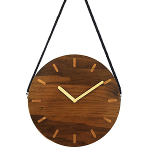 Orologio <span class=keywords><strong>da</strong></span> <span class=keywords><strong>Parete</strong></span> <span class=keywords><strong>in</strong></span> <span class=keywords><strong>Legno</strong></span> Moderno Senza Numeri con Corda <span class=keywords><strong>per</strong></span> Appendere, <span class=keywords><strong>per</strong></span> Soggiorno e <span class=keywords><strong>Cucina</strong></span> - Product Image 1