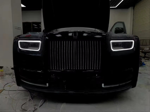 สำหรับ <span class=keywords><strong>Rolls</strong></span> <span class=keywords><strong>Royce</strong></span> <span class=keywords><strong>Phantom</strong></span> รุ่นที่ 6 อัปเกรดเป็นรุ่นที่ 9 ชุดแต่งตัวถัง PP คุณภาพระดับ OEM พร้อมไฟหน้า LED ราคาโรงงาน - Product Image 2
