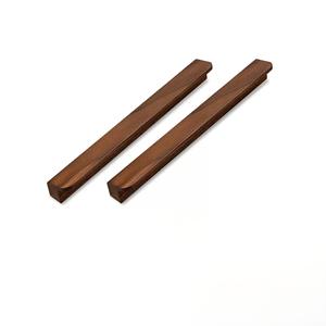 Tirador Largo de Madera para Muebles de Madera, Tiradores Antiguos de Madera Maciza - Product Image 1