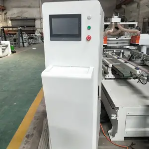 CNC madeira automática madeira madeira porta painel quatro lados circular corte serra máquina