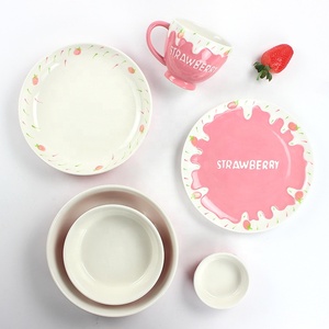 Tazón <span class=keywords><strong>de</strong></span> Cerámica con Diseño <span class=keywords><strong>de</strong></span> Fresa, Venta Caliente en AliExpress, Tazón para Ensalada, Vajilla <span class=keywords><strong>de</strong></span> Porcelana, Juego <span class=keywords><strong>de</strong></span> Tazones para <span class=keywords><strong>Sopa</strong></span> con Letras en Relieve <span class=keywords><strong>de</strong></span> Fresa - Product Image 3