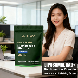 Kapsul Liposomal NAD+ OEM/ODM 900mg Nikotinamida Ribosida Anti-Penuaan Kapsul Kecantikan Kulit Quercetin Resveratrol untuk Dewasa - Product Image 2
