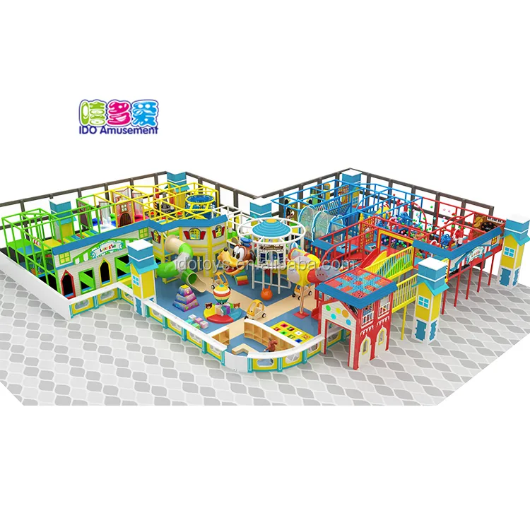 Ce Standaard Aangepaste Grote Indoor Soft Play Kids Soft Play Gebied Voor Kids