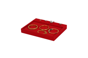 Customized Velvet Jewelry <b>Tray</b> Display Stand for Retailers on New Bestselling Store Display Cabinets - Product Image 4