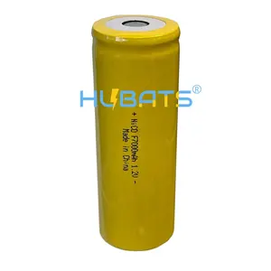 Nickel Cadmium Battery F Size 7000mAh 1.2V Flat top battery NiCd F Cells 7Ah 1.2 volt batteries Ni-CD 7000mAh High capacity