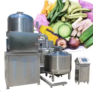vacuum fried banana chips vegetable fruit chips low temperature Vacuum Batch Frying Machinery Vacuum Fryer For French Fries