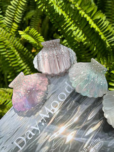 QianJin Custom estate Shell mare Set con diamante di alta qualità acetato di lusso clip per capelli logo personalizzato all'ingrosso artigli per capelli - Product Image 3