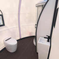 Dôme de glamping préfabriqué en aluminium pour l'extérieur, maison à bulles, tente à bulles transparente, igloo