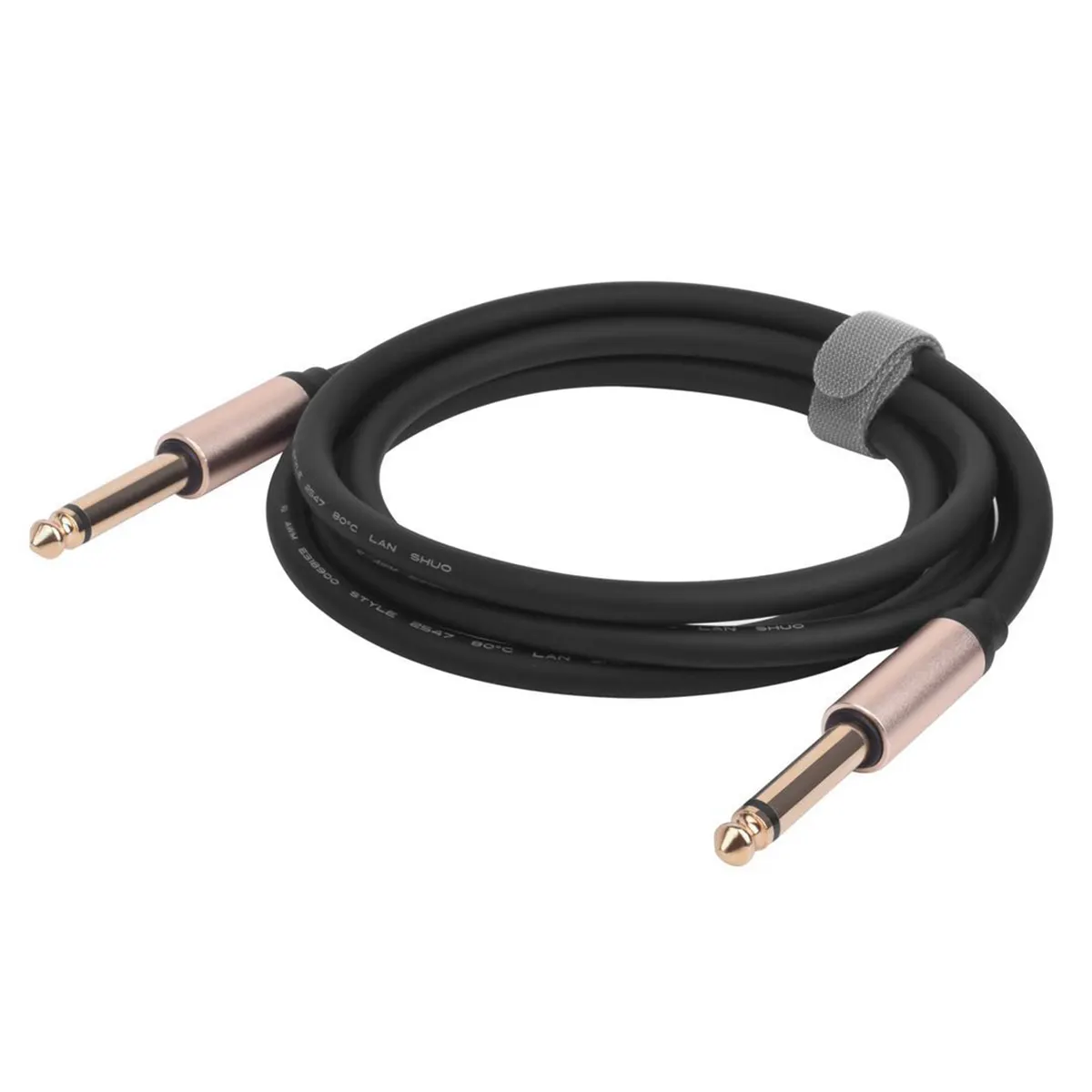 6.5mm Jack Audio Cable 6.35 Jack Male to Male Aux Cable for Guitar Mixer Amplifier