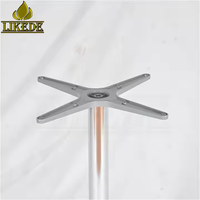 Socle de table en aluminium avec cadre croisé pliable |   Pieds de table en métal sur mesure pour restaurant et usage extérieur