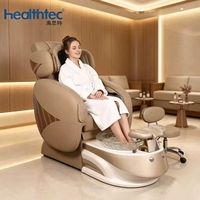 Fauteuil de pédicure de luxe grand format, confortable, avec dossier de siège auto et massage des mains, vendu directement par l'usine, avec bol de spa électrique pour les pieds