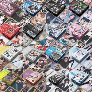Cartes miniatures de groupes K-Pop, 55 cartes au total (G)I-DLE, cartes d'album Stray Kids, ITZYDIY, cartes LOMO commémoratives rectangulaires de collection - Product Image 2