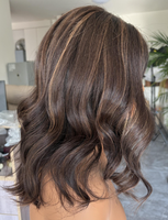 Perruque en cheveux humains européens doublement étirés, casher, avec base en soie, nœuds simples indétectables, dos en maille élastique, taille de bonnet personnalisable