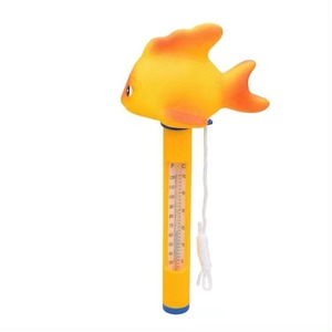 Bonito termómetro de piscina flotante para el hogar, forma de Flamenco de pez pato, medidor de temperatura del agua para spa de bañera de hidromasaje - Product Image 3