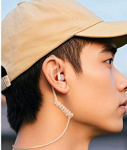 Auricular PTT manos libres con tubo acústico compatible con radio bidireccional <span class=keywords><strong>Inrico</strong></span> <span class=keywords><strong>T310</strong></span>, micrófono de repuesto para seguridad - Product Image 2