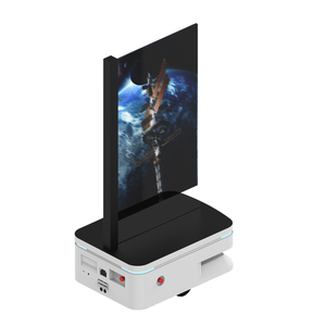 55-inch Android 11 hệ thống quảng cáo Robot cảm ứng chức năng di động OLED màn hình trong suốt USB điều kiện mới điều khiển từ xa - Product Image 4