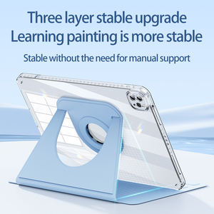 Étui magnétique rotatif à 360 degrés détachable pour <span class=keywords><strong>iPad</strong></span> Mini 6/7, étui de protection multi-angles pour l'apprentissage - Product Image 2