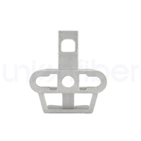 Support universel en alliage d'aluminium UPB pour poteau, ancrage de câble à fibre optique FTTH, raccords aériens multidirectionnels pour l'alimentation électrique