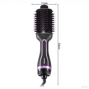 Cepillo de Aire Caliente AKANE de 1200W con Motor de 24000 RPM, 2 en 1, Peine Soplador y 3 Ajustes de Temperatura para Peinar y Alisar el Cabello - Product Image 4