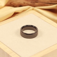Bague intelligente RFID NFC multifonctionnelle étanche IP68 en céramique à deux parties imbriquées personnalisée pour les entreprises