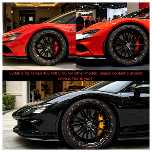 ล้อฟอร์จสั่งทำพิเศษ Xywheel แบบห้าก้าน ขอบลึก 5x112 488 <span class=keywords><strong>812</strong></span> 458 SF90 ขนาด <span class=keywords><strong>18</strong></span>-22 นิ้ว ทำจากคาร์บอนไฟเบอร์อัลลอย สำหรับรถเฟอร์รารี่ - Product Image 3